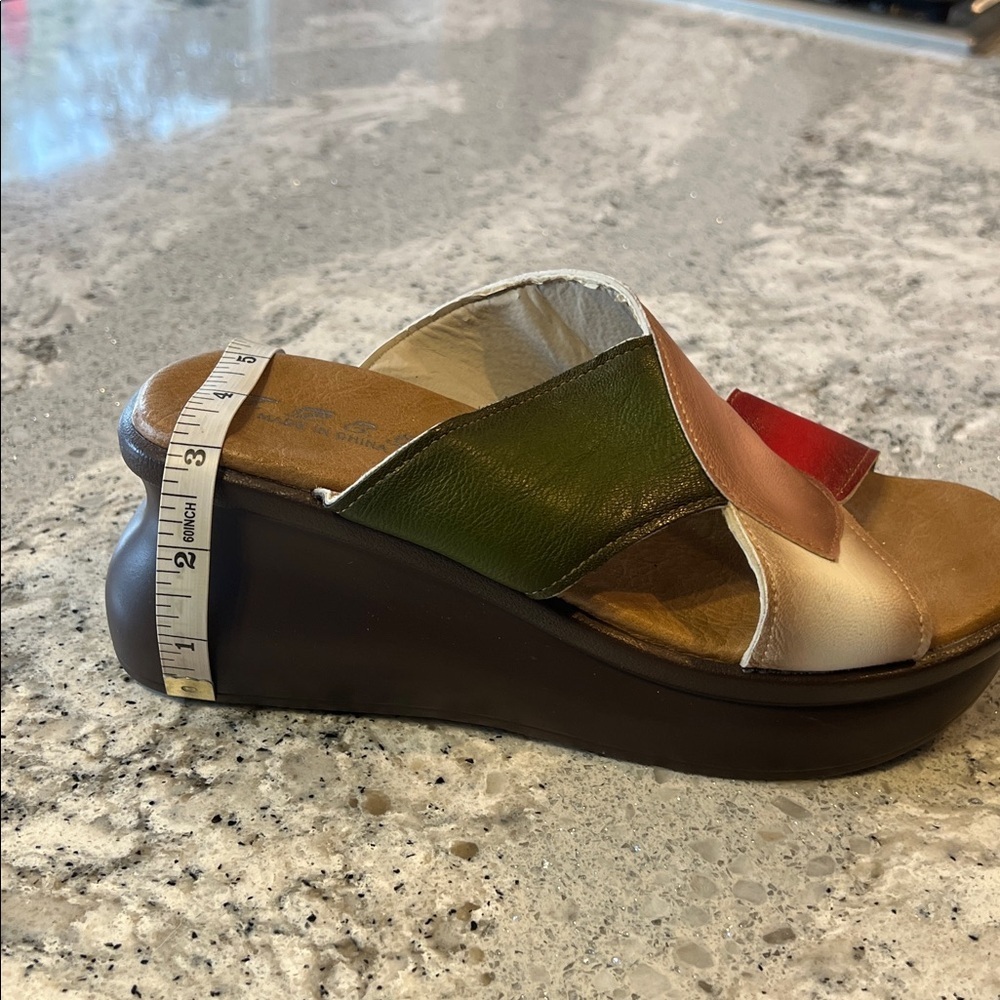 Colorful Women's Wedge Sandals Size 7.5 - Picture 11 of 12